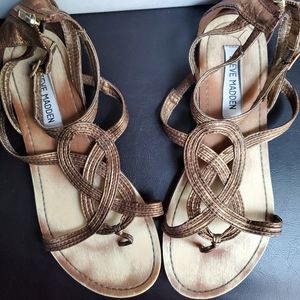 Steve Madden Bronze Sandals